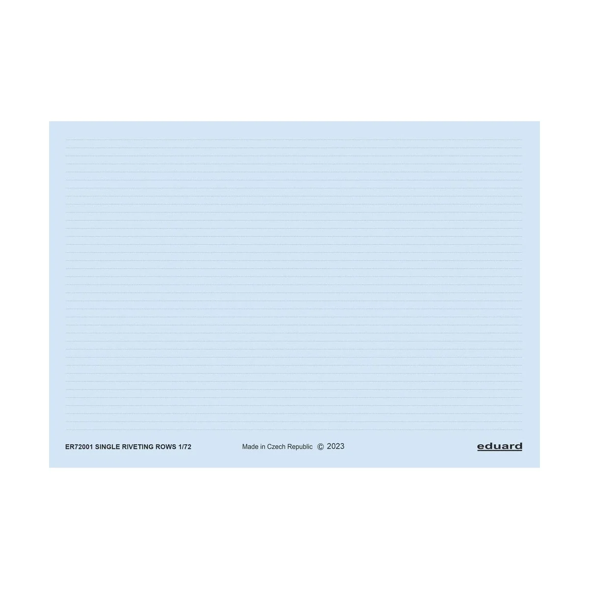 Single riveting rows, 1/72 - Eduard Accessories ER72001