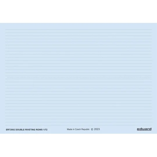 Double riveting rows, 1/72 - Eduard Accessories ER72002