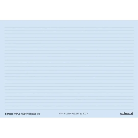 Triple riveting rows 1/72 - Eduard Accessories ER72003