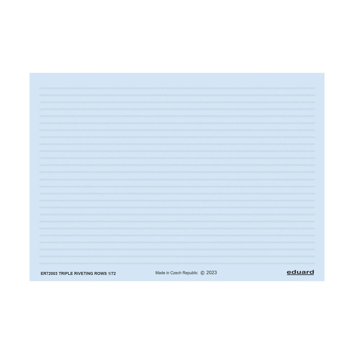 Triple riveting rows 1/72 - Eduard Accessories ER72003