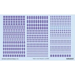 Surface panels 1/72 - Eduard Accessories ER72004