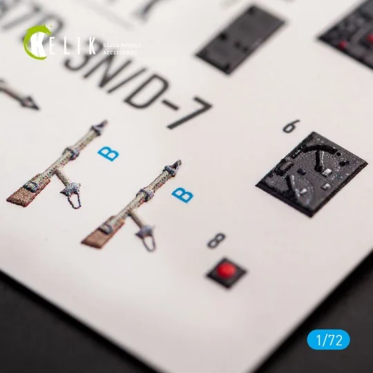 Junkers Ju87D-3N/D-7 - interior 3D decals for Fujimi/Hobby 2000 kit...