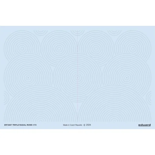 Triple radial rows, 1/72 - Eduard Accessories ER72007 Triple radial rows, 1/72 - Eduard Accessories ER72007