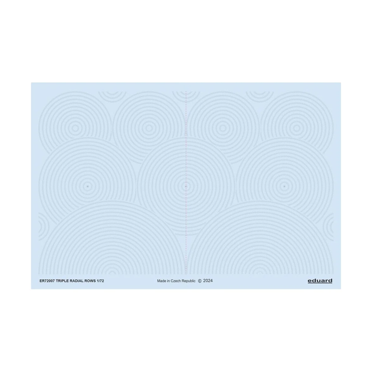 Triple radial rows, 1/72 - Eduard Accessories ER72007 Triple radial rows, 1/72 - Eduard Accessories ER72007