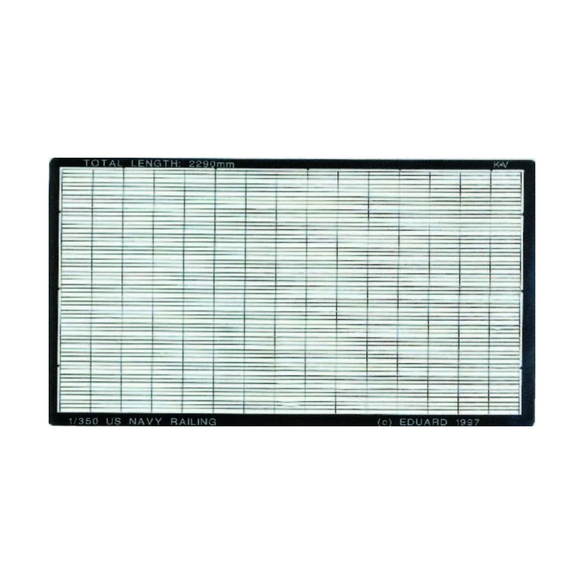 US Navy Reling Fotoätzsatz, 1/350 - Eduard Accessories 99001