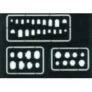 Abdeckungen und Scharniere Gravierschablone - Eduard Accessories 00004