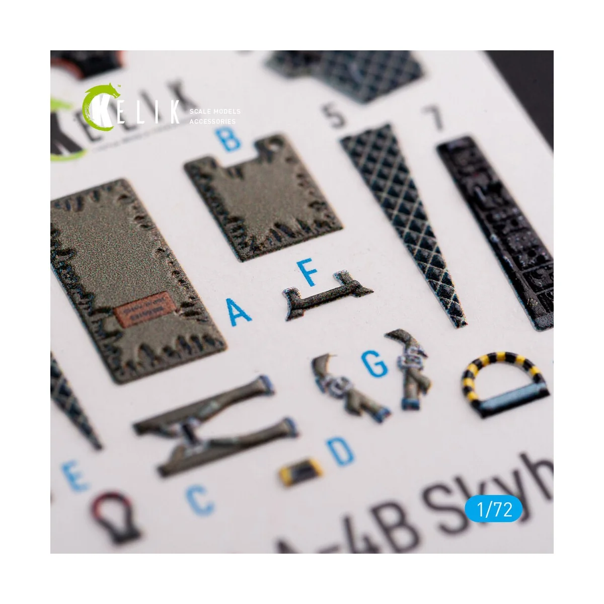 A-4B Skyhawk interior 3D decals for Hobby 2000/Fujimi kit, 1/72 - K...