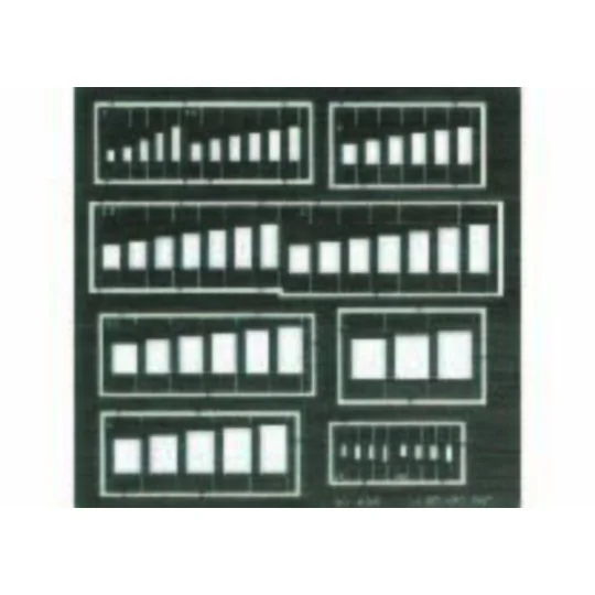 Rechtecke Gravierschablone, 1/72 - Eduard Accessories 00005