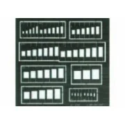 Rechtecke Gravierschablone, 1/72 - Eduard Accessories 00005