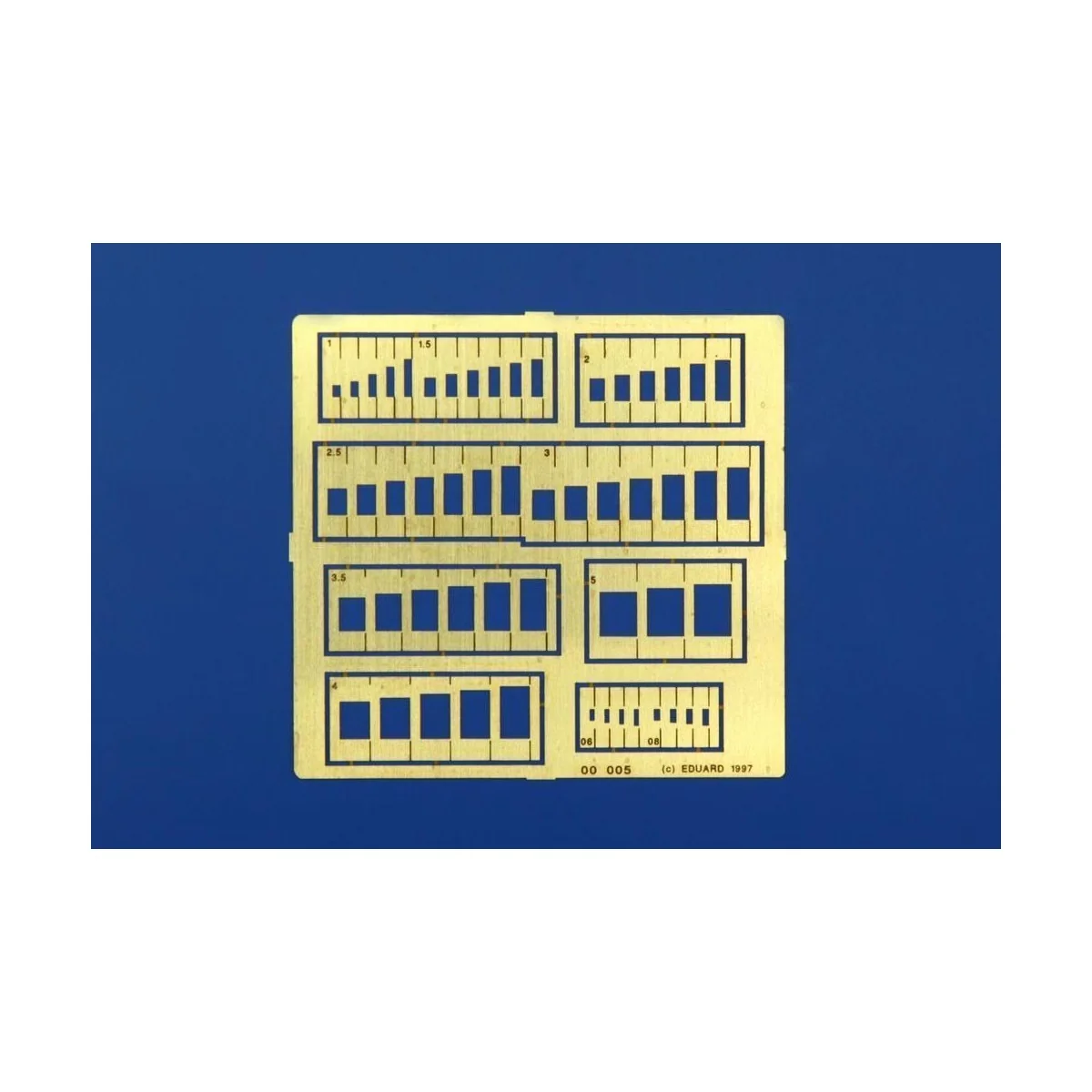 Rechtecke Gravierschablone - Eduard Accessories 00005
