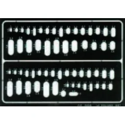 Ovale Gravierschablone, 1/72 - Eduard Accessories 00006