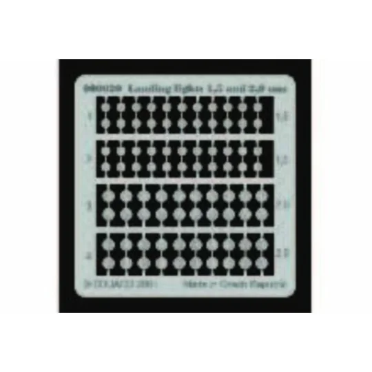Landing lights 1, 5 and 2 mm - Eduard Accessories 00020 Landing lights 1, 5 and 2 mm - Eduard Accessories 00020