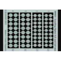 Landing lights 2, 5 and 3 mm - Eduard Accessories 00021