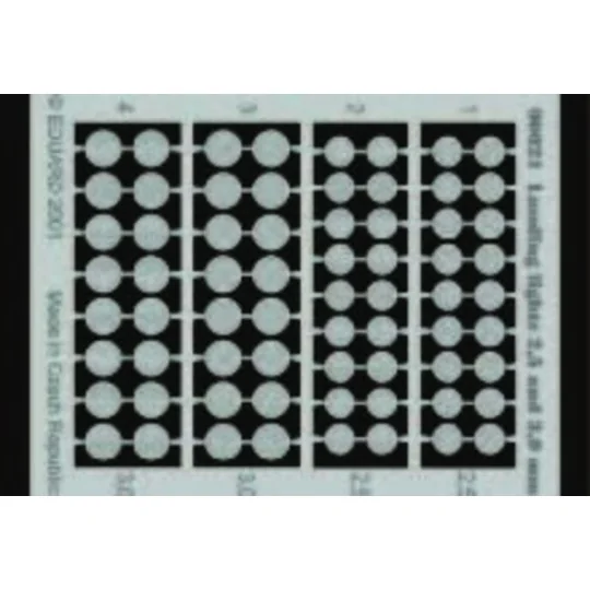 Landing lights 2, 5 and 3 mm - Eduard Accessories 00021
