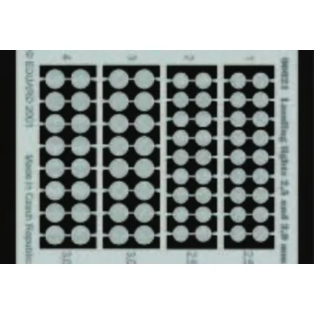 Landing lights 2, 5 and 3 mm - Eduard Accessories 00021