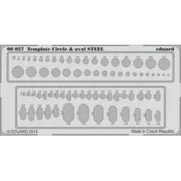 Circle & oval STEEL - Eduard Accessories 00027