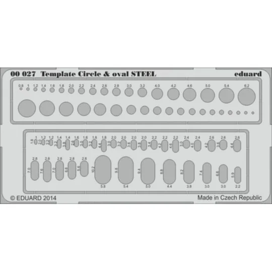 Circle & oval STEEL - Eduard Accessories 00027