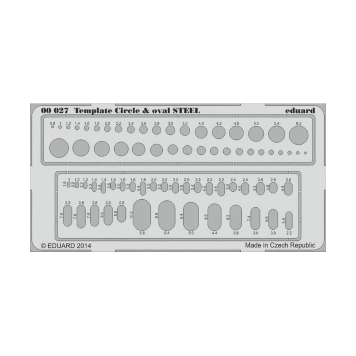 Circle & oval STEEL - Eduard Accessories 00027