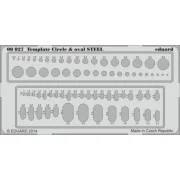 Circle & oval STEEL - Eduard Accessories 00027