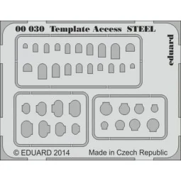 Template Access STEEL - Eduard Accessories 00030