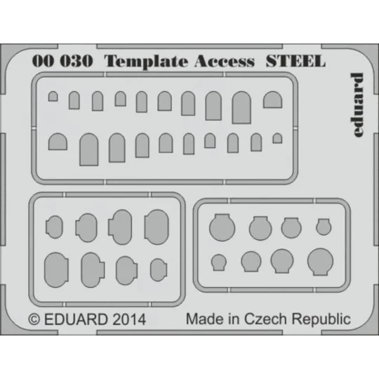 Template Access STEEL - Eduard Accessories 00030