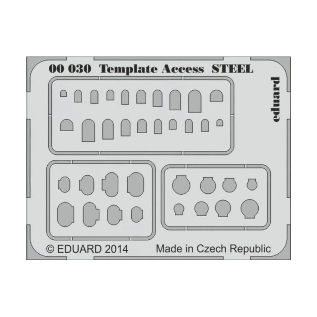 Template Access STEEL - Eduard Accessories 00030