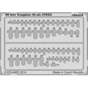 Template ovls STEEL for tool - Eduard Accessories 00032