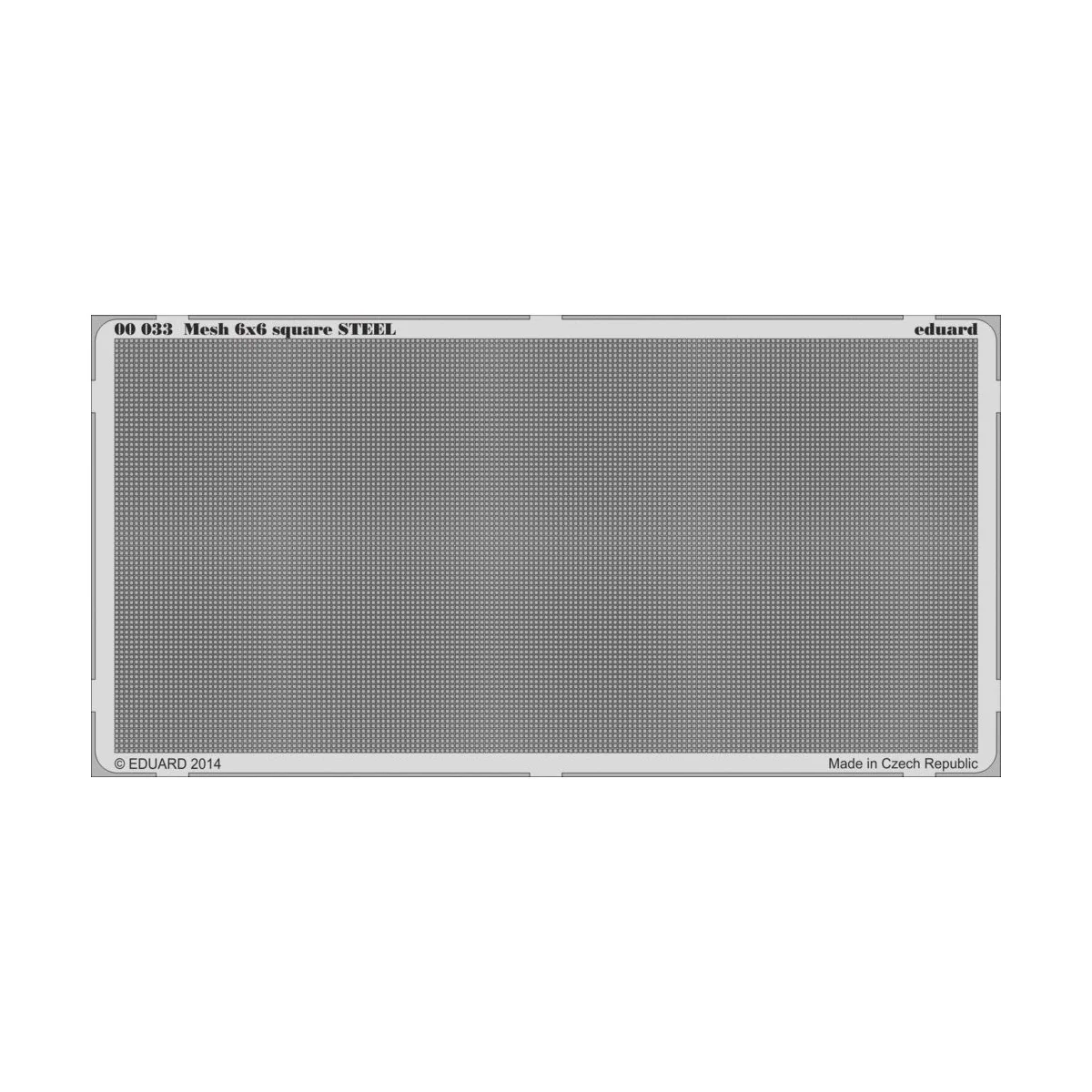 Mesh 6x6 square STEEL - Eduard Accessories 00033 Mesh 6x6 square STEEL - Eduard Accessories 00033