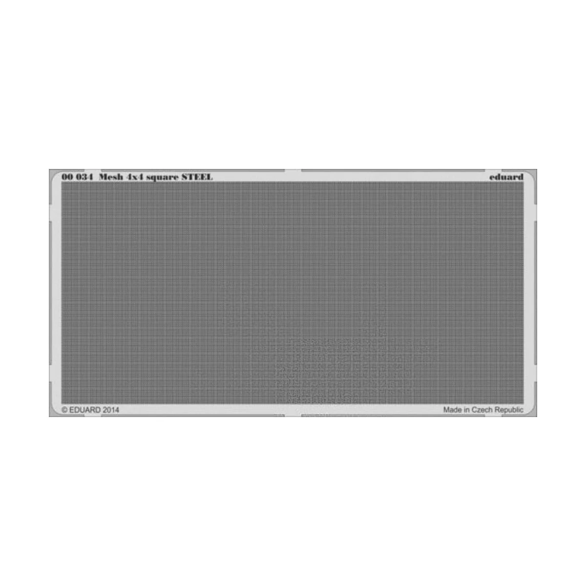 Mesh 4x4 square STEEL - Eduard Accessories 00034