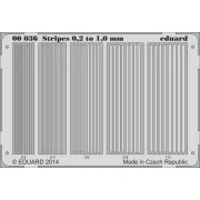 Stripes 0.2 to 1 mm - Eduard Accessories 00036