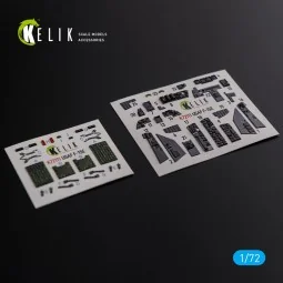 F-15E interior 3D decals for Academy kit, 1/72 - Kelik K72111