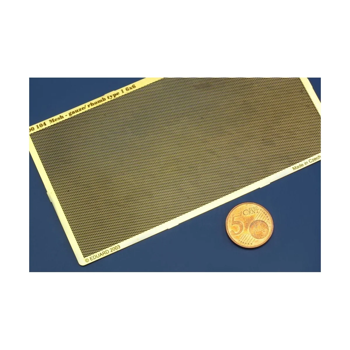 Gitter / Mesh rhomb type 1 6 x 6 - Eduard Accessories 104 Gitter / Mesh rhomb type 1 6 x 6 - Eduard Accessories 104