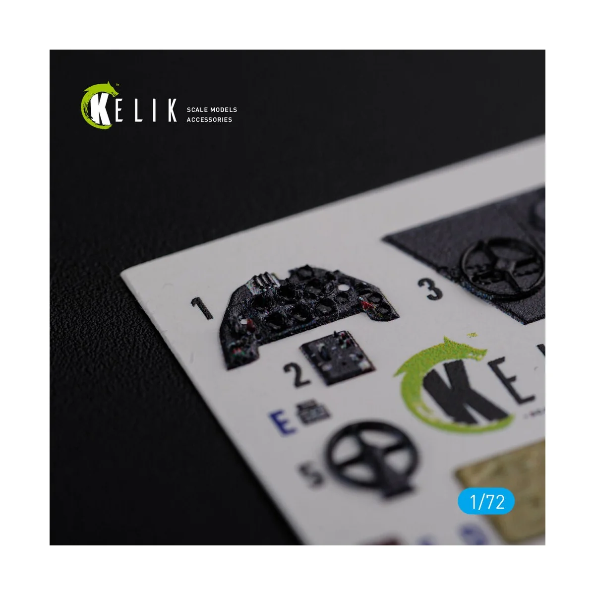 BF109-F2/F4 interior 3D decals for Fine Molds kit, 1/72 - Kelik K72123