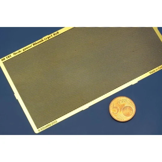 Gitter/Mesh, Gauze/Rhomb type 1 8x8 - Eduard Accessories 107