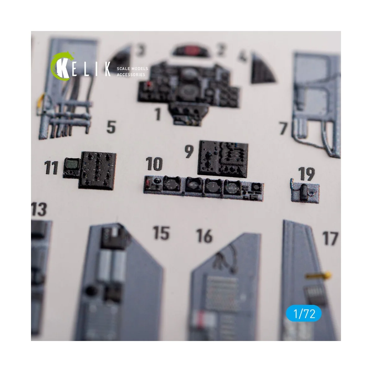 FG.1 Phantom - interior 3D decals for Airfix kit, 1/72 - Kelik K72127