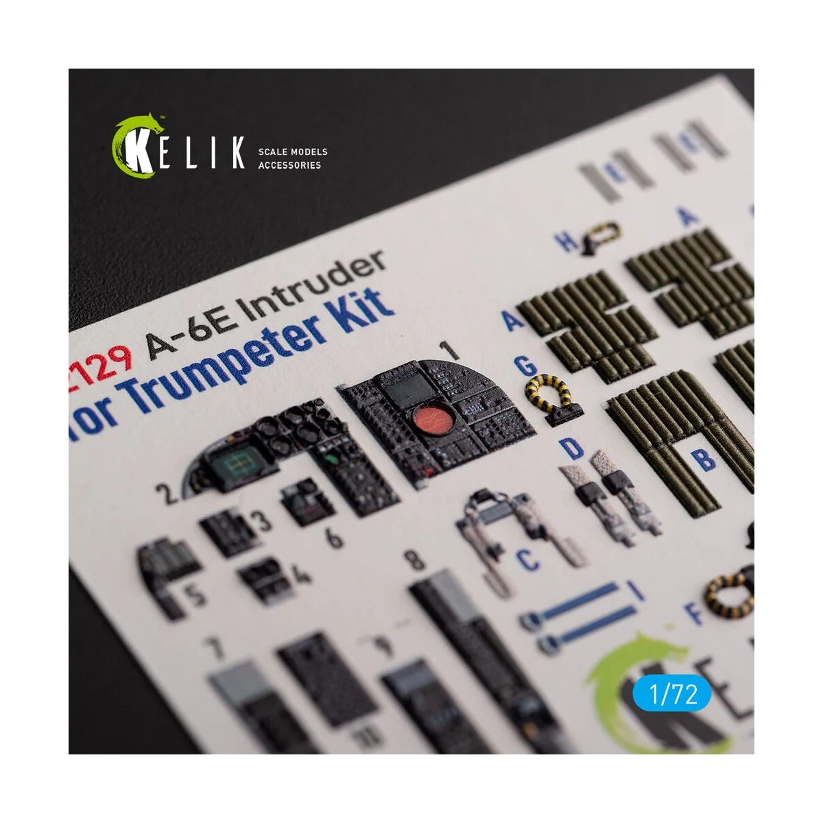 A-6E Intruder - interior 3D decals for Trumpeter kit, 1/72 - Kelik ...