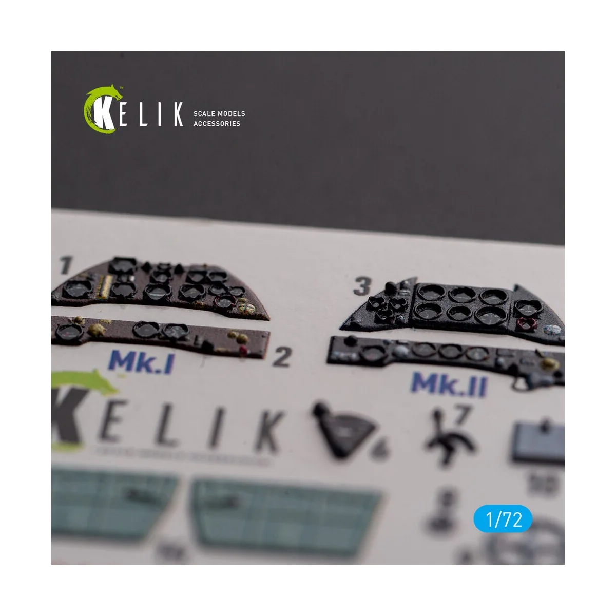 Gloster Gladiator Mk.I/II - interior 3D decals for Airfix kit, 1/72...