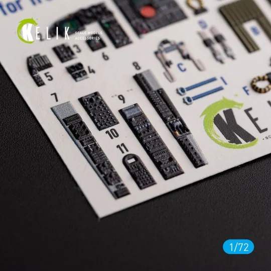 A-6E Intruder - interior 3D decals for Trumpeter kit, 1/72 - Kelik ...