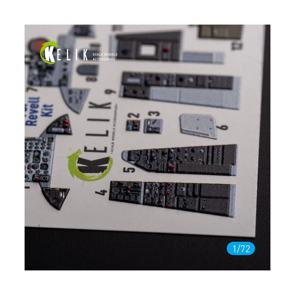 F-101 Voodoo - interior 3D decals for Revell kit, 1/72 - Kelik K72130