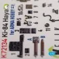 Ki-84 Hayate - interior 3D decals for Arma Hobby kit, 1/72 - Kelik ...