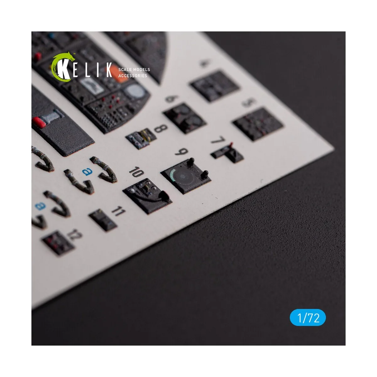 AVRO VULCAN B.2 Rear cockpit - interior 3D decals for Airfix kit, 1...