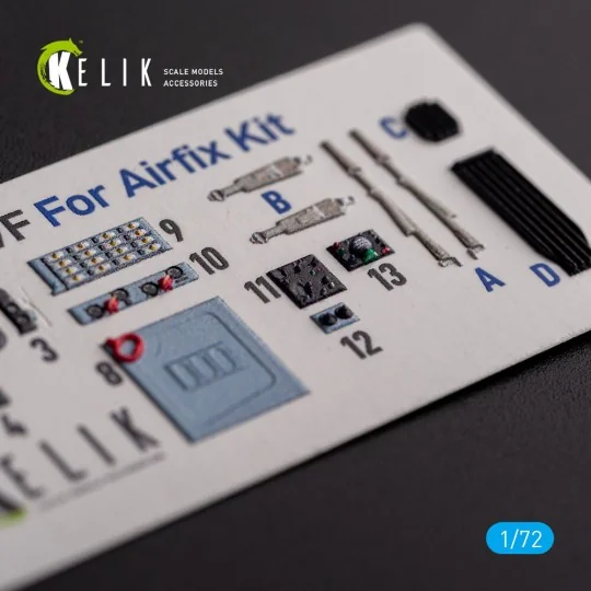 Mig-17 Fresco (Shenyang J5) - interior 3D decals for Airfix kit, 1/...