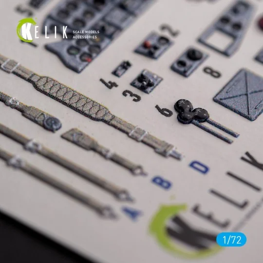 Il-2 Shturmovik - interior 3D decals for Tamiya kit, 1/72 - Kelik K...