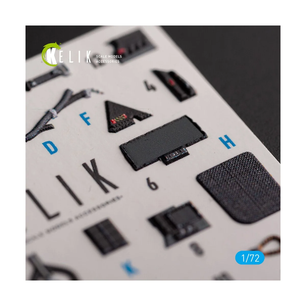 F-35B - interior 3D decals for Tamiya kit, 1/72 - Kelik K72141