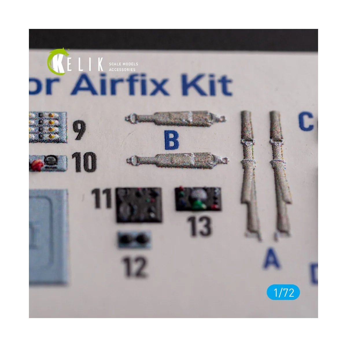 Mig-17 Fresco (Shenyang J5) - interior 3D decals for Airfix kit, 1/...