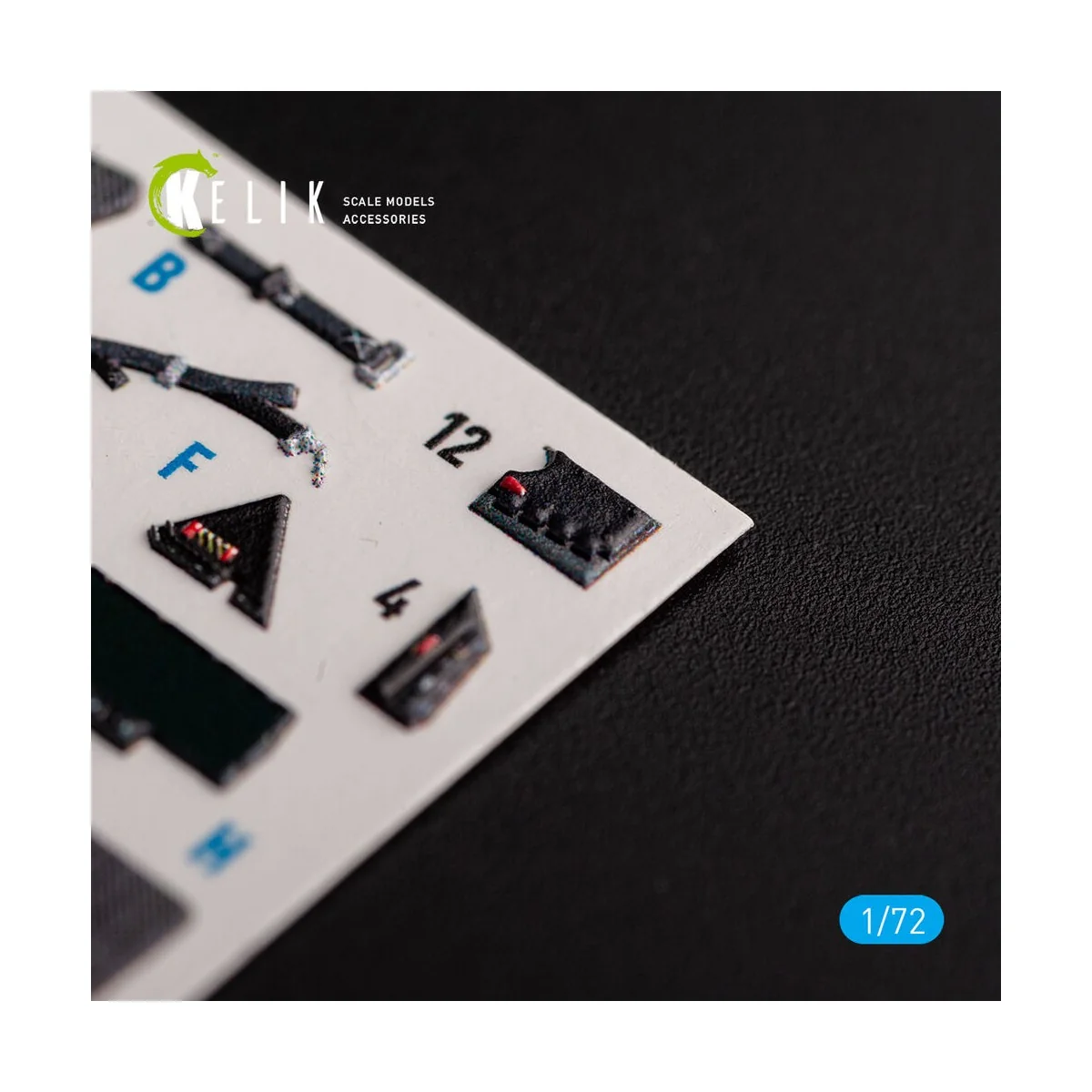 F-35B - interior 3D decals for Tamiya kit, 1/72 - Kelik K72141
