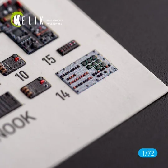 HC.1 Chinook - interior 3D decals for Airfix kit, 1/72 - Kelik K72144