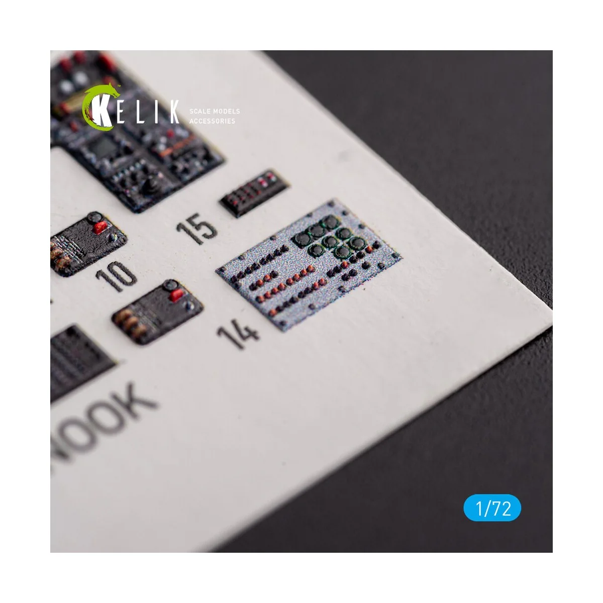 HC.1 Chinook - interior 3D decals for Airfix kit, 1/72 - Kelik K72144