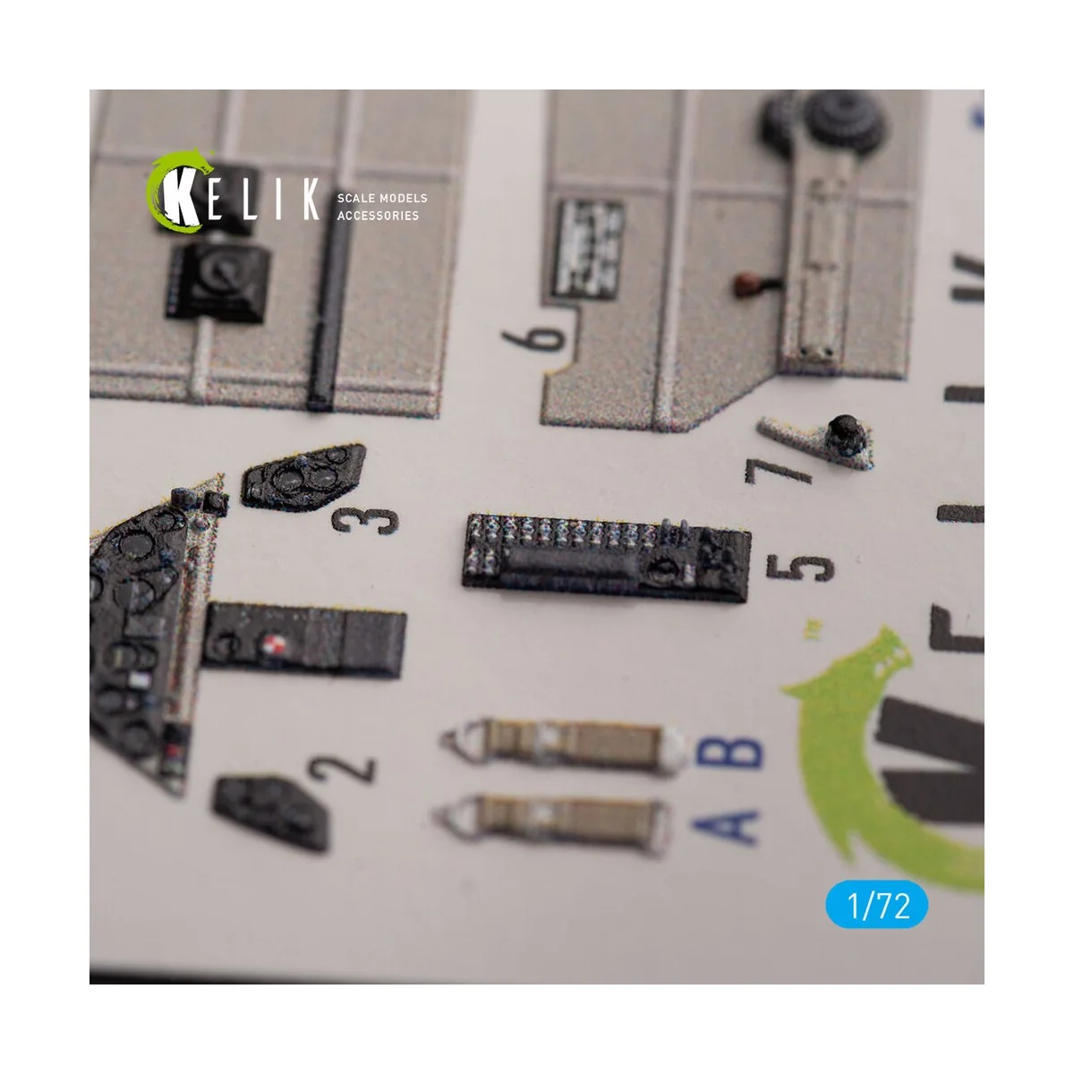 Brewster 239E - interior 3D decals for Hobby 2000/Hasegawa kit, 1/7...