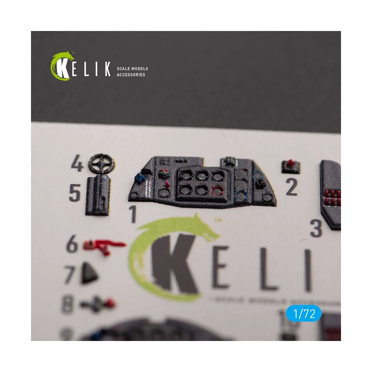 Me 163 B/S Komet - interior 3D decals for Hobby 2000/Academy kit, 1...